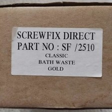 Classic Bath Waste - Gold