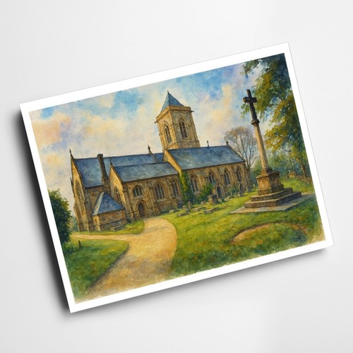 Print helen s church - print,