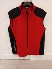 Galvin Green Size XL Interface-1 Windproof Golf Bodywarmer Vest Red/Black *VGC*