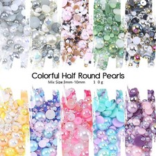 Pearl Beads Flat Back Acrylic