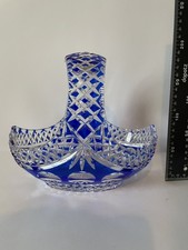 Rare Vintage Bohemian Cobalt