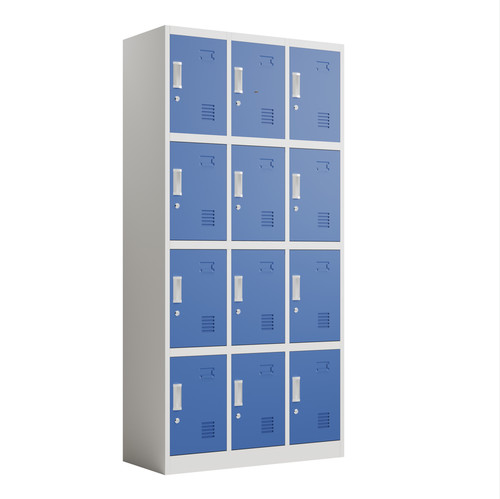 Door steel locker - steel, h