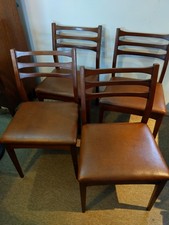 Set Of Four Mid Century Dining
