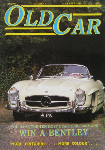 Old car magazine november 1988 - old,