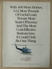 4/1993 PUB BELL HELICOPTER TEXTRON HELICOPTERS HUEY II HELICOPTER ORIGINAL AD