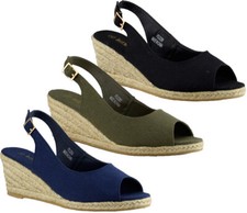 Ladies Peep Toe Sling Back