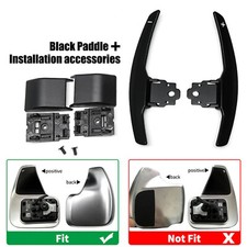 Steering Wheel Paddle Extension Shifter For BMW F20 F30 F31 F34 M2 M3 F80 Black