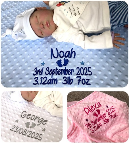 Personalised baby blanket - baby,
