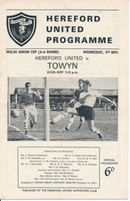 Hereford United v Towyn (Welsh