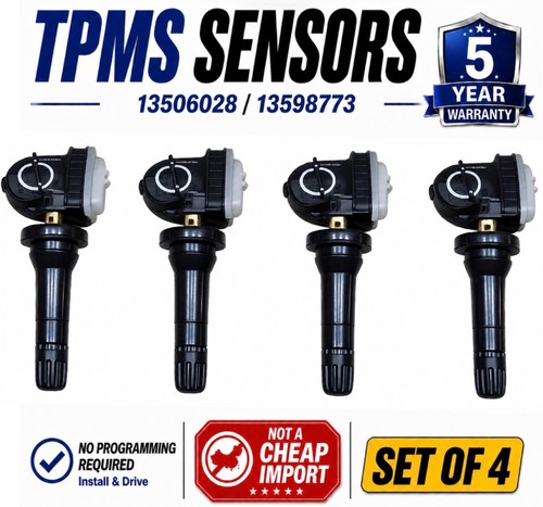 Tpms tyre pressure valve - 4x,