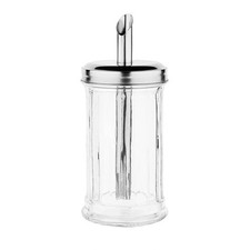 Sugar Dispenser Pourer With 19mm Single Spout Glass Lightweight Olympia Dented