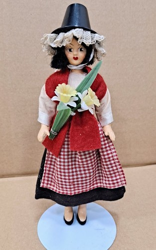 Vintage welsh costume doll - doll,