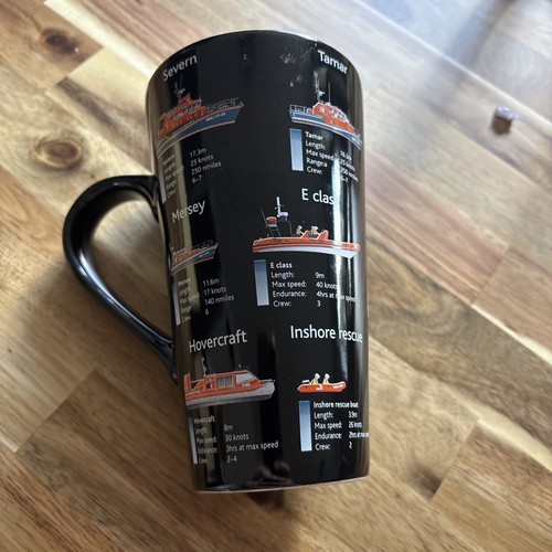 Rnli lifeboat stats mug - lifeboat,