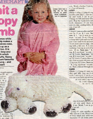 Laminated vintage knitting - ~,