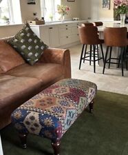 100x48cm Handmade footstool in