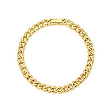 Men's 6mm 18k Gold Plated
