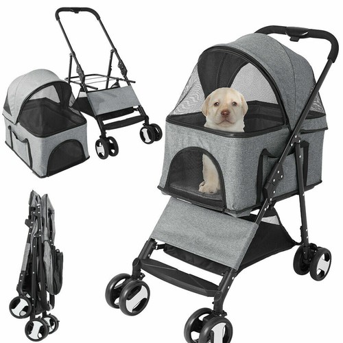 Dog stroller pushchair - pushchair, 4