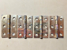Reclaimed Vintage 4 off Brass Coloured Hinges 77mm x 52mm (G2.16)