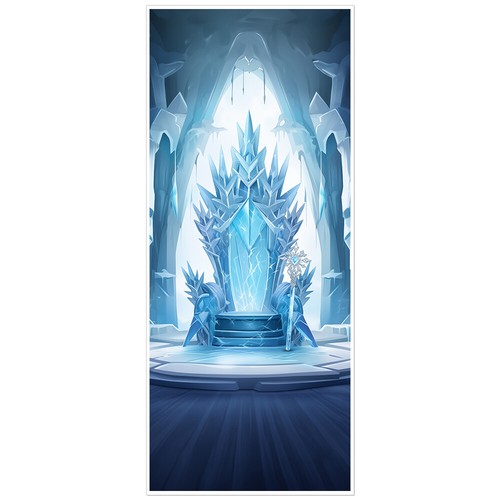 Ice throne door - throne, cover