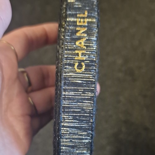Chanel grosgrain ribbon spool - grosgrain,