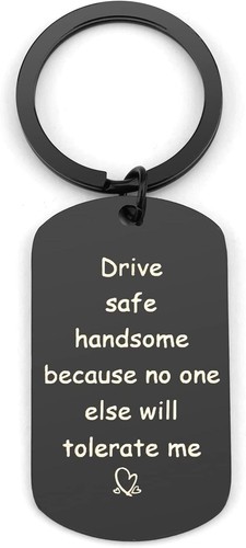 Drive safe keyring - drive,