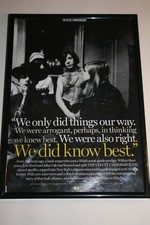 The Velvet Underground Framed Music Paper Cutting Clipping & Advert 2009