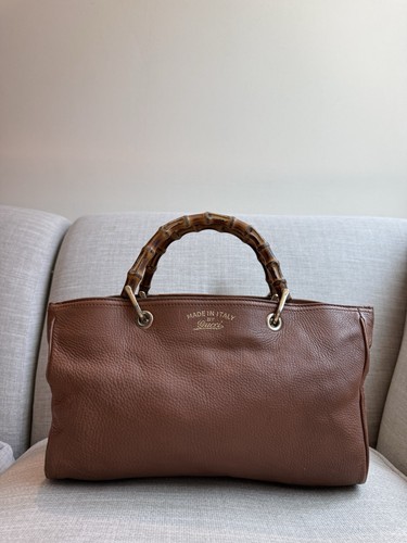 Gucci leather tote bag - gucci,