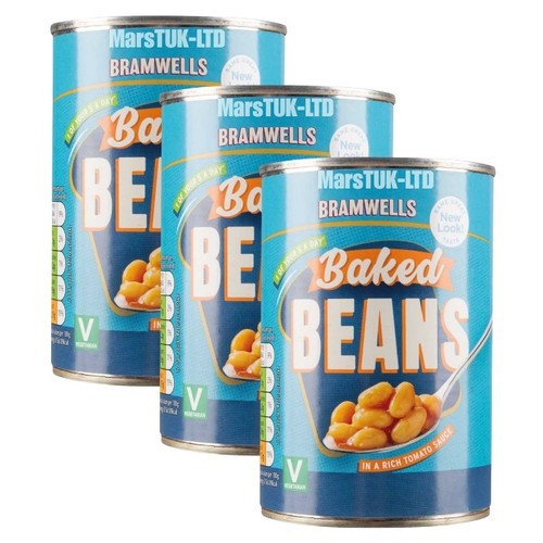 Bramwells baked beans - baked, rich