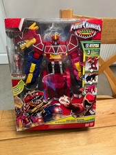 Power Rangers DX Dino Charge T-Rex Megazord 100% complete boxed with No.1Charger