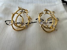 OSCAR DE LA RENTA Tangled O Floral Earrings