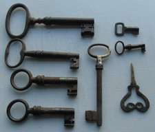 Collection of 8 Old Keys