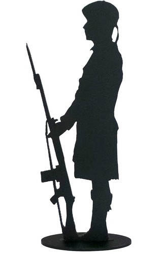 Silhouette scottish soldier - silhouette,