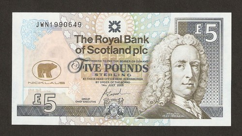 2005 scotland pounds - 2005, ￡5