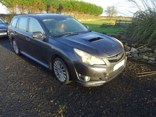 SUBARU LEGACY 2011  GREY WITH BLACK LEATHER   BREAKING  DIESEL