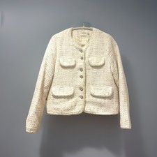 Women Cream & white tweed