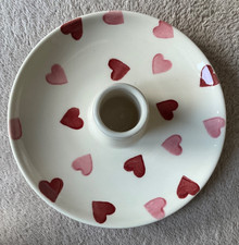 EMMA BRIDGEWATER Love Hearts Saucer Candle Holder 1st Quality
