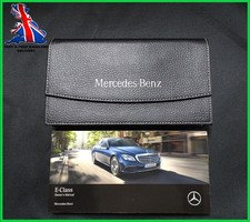 GENUINE MERCEDES E-CLASS SALOON 2016-2020 OWNERS MANUAL HANDBOOK WALLET PACK