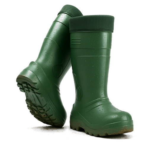 Green lightweight rubber - green,