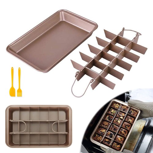 4 non stick brownie - 12.4", non-stick