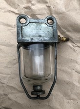 Classic Car Fuel Filter Unit, Glass Bowl type. Original C13681