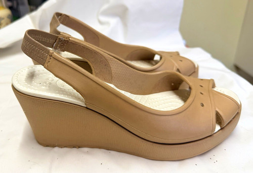 Crocs women beige open - women's,