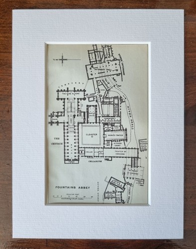 Antique plan fountains - plan, of