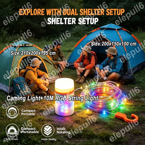 New pop hiking tent - tent, 2-4