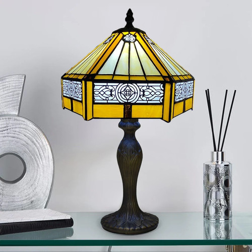 Tiffany style table - tiffany, lamp