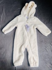 Baby girl White Borg fleece