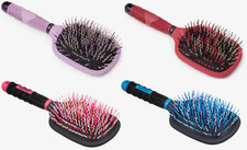 LeMieux Tangle Tidy Plus Mane & Tail Brush Wavy Cushion Detangler Horse Grooming