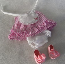 PINK CHECK DRESS,PANTS