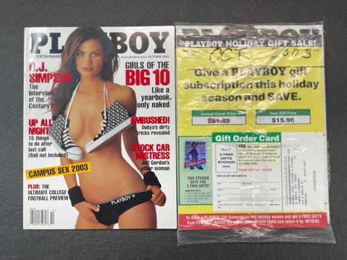 Playboy magazine october 2003 - playboy,