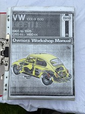 Haynes manual VW Beetle 1300 & 1500 1965 - 1975
