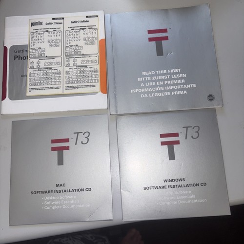 Manuals installation discs - manuals,